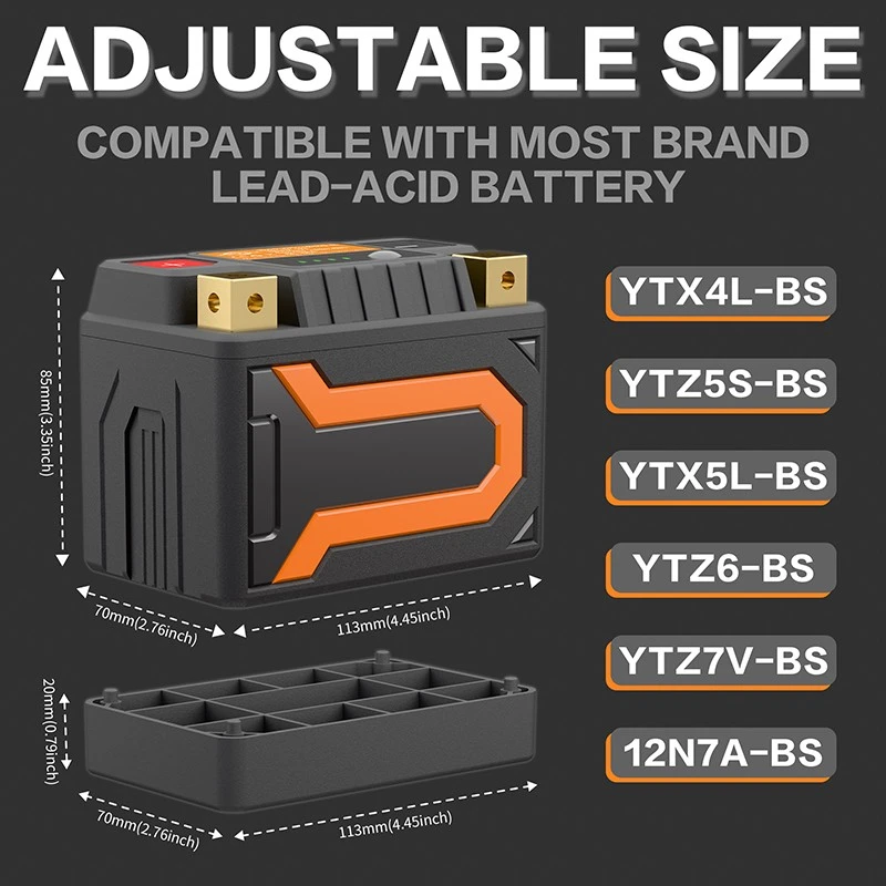 2.5Ah Lithium Motorcycle Battery